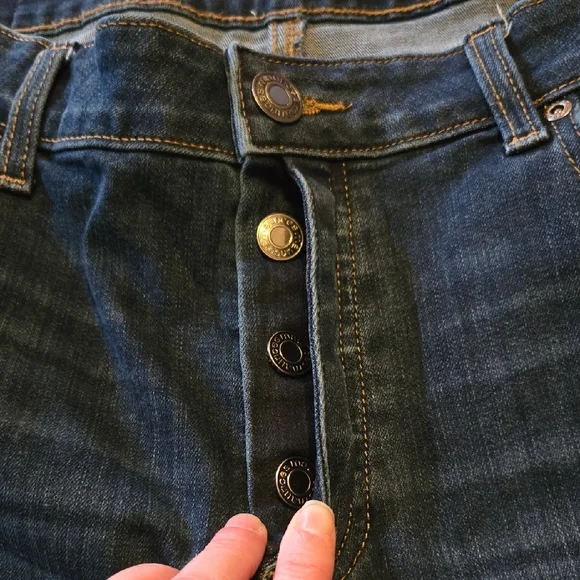 Maurices Dark Blue Cropped Jeans - Picture 5 of 7